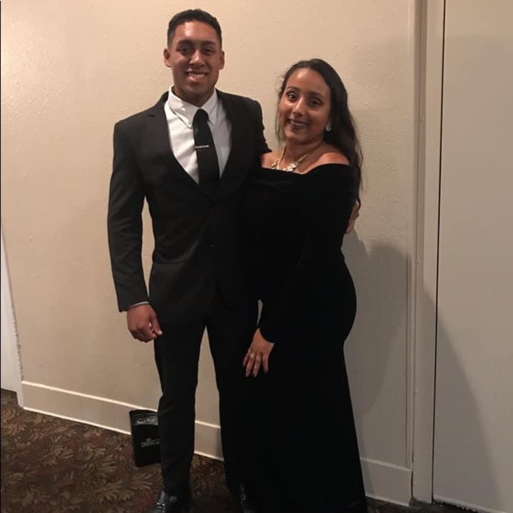 Black Velvet gala dress